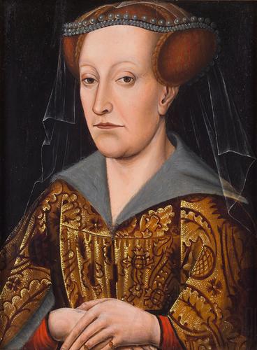Jan Van Eyck Portrait of Jacobaa von Bayern Norge oil painting art